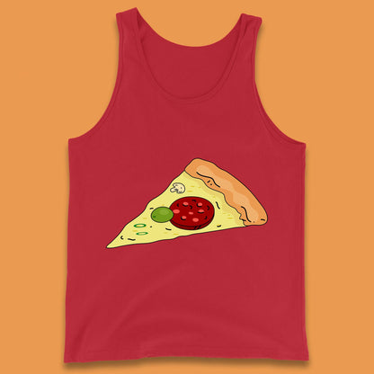 Italian Pizza Slice Pizzaologist Pizza Lover Pizza Holic Pizza Addict Tank Top