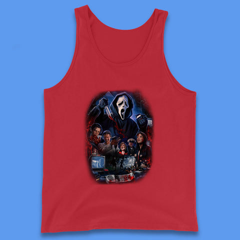 The Scream Movie Poster Ghostface Halloween Ghost Face Scream Horror Movie Character Tank Top