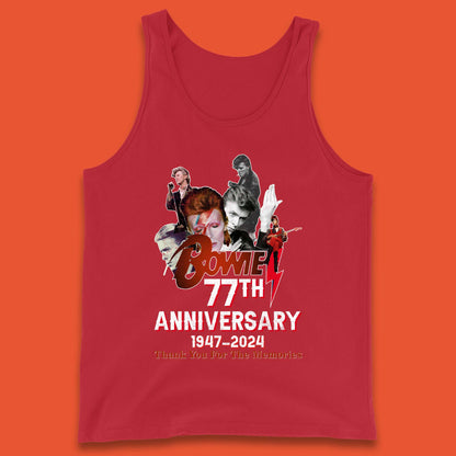 Bowie 77th Anniversary Tank Top