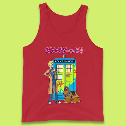 Scooby-Who Police Public Call Box  Scooby-Doo Doctor Who Tardis Police Box Tank Top