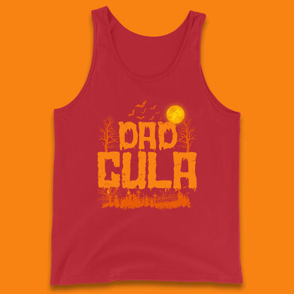 Dadcula Halloween Funny Monster Ghost Spooky Dad Gift Tank Top