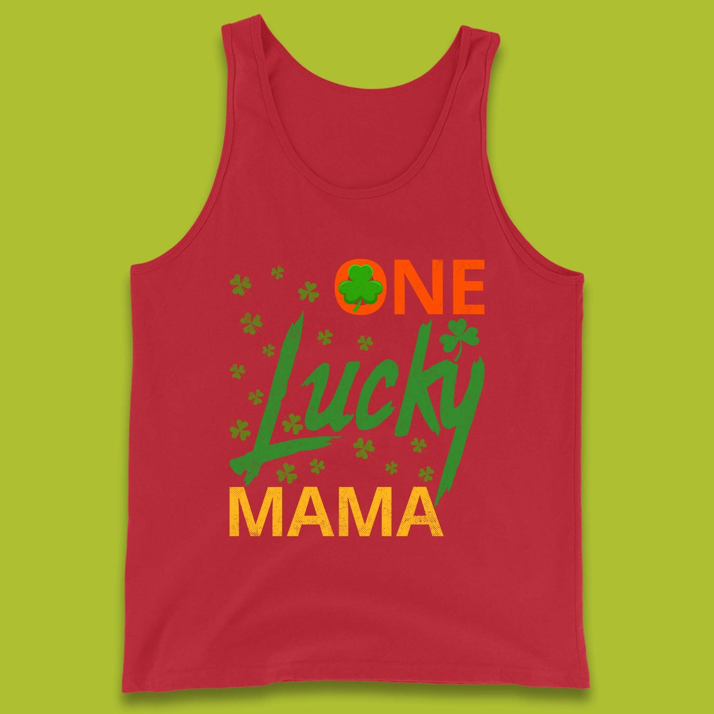 One Lucky Mama Patrick's Day Tank Top