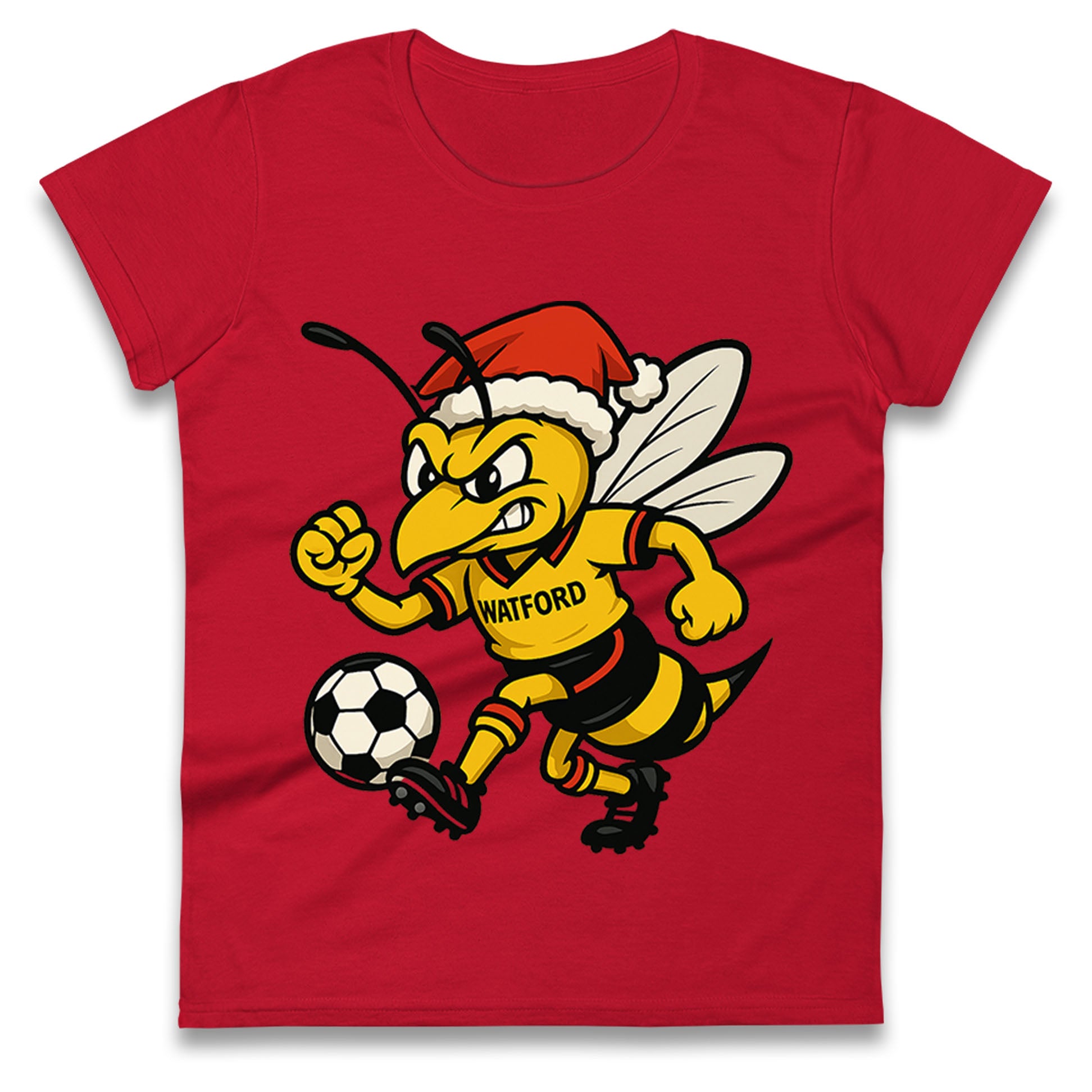 Watford Christmas Ladies T Shirt