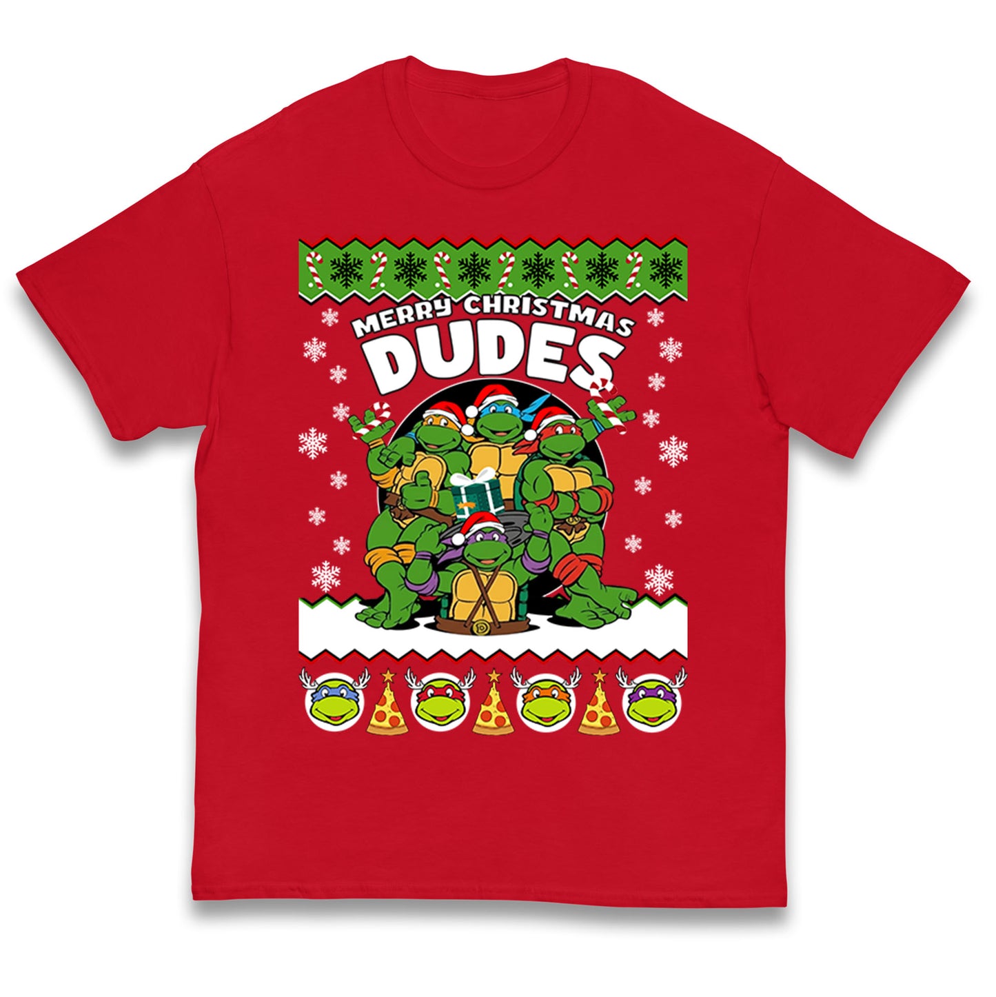 Ninja Turtles Christmas Kids T Shirt