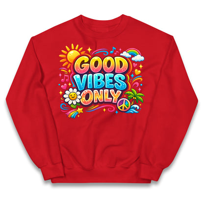 Good Vibes Only Kids Jumper