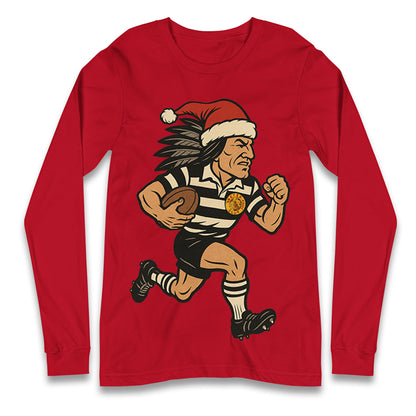 Newcastle Falcons Christmas Longsleeve T Shirt