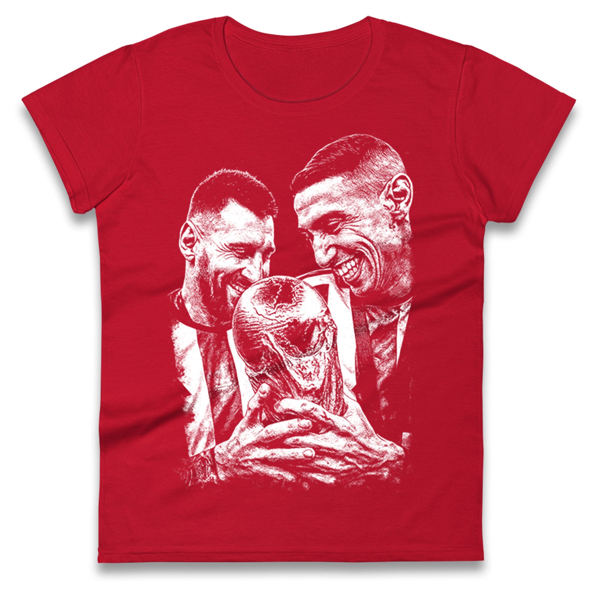 Lionel Messi Angel Di Maria Ladies T Shirt
