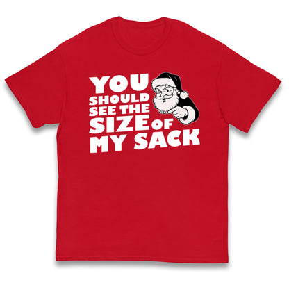 Santas Sack Kids T Shirt