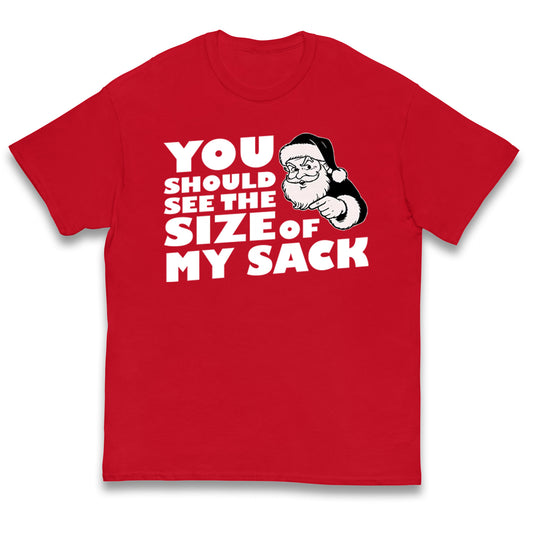 Santas Sack Kids T Shirt