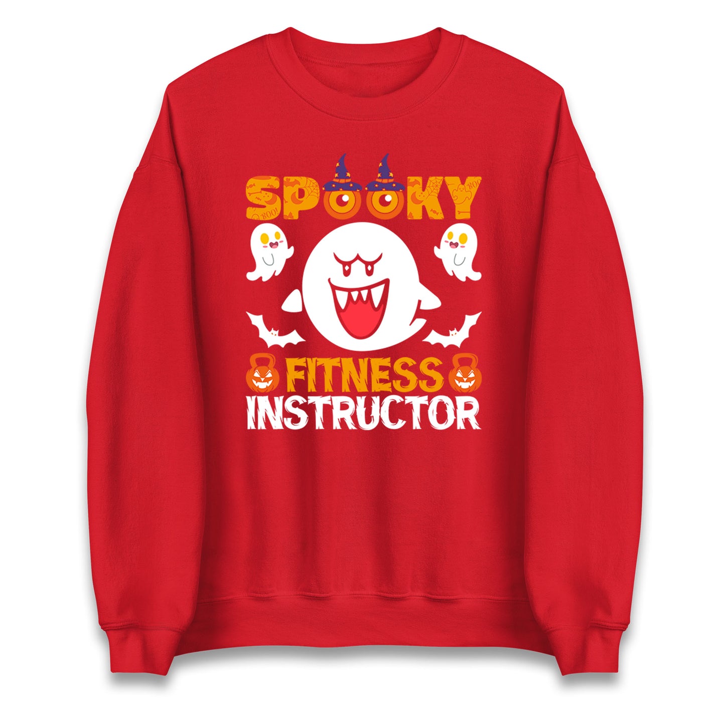 Spooky Fitness Instructor Halloween Sweatshirt
