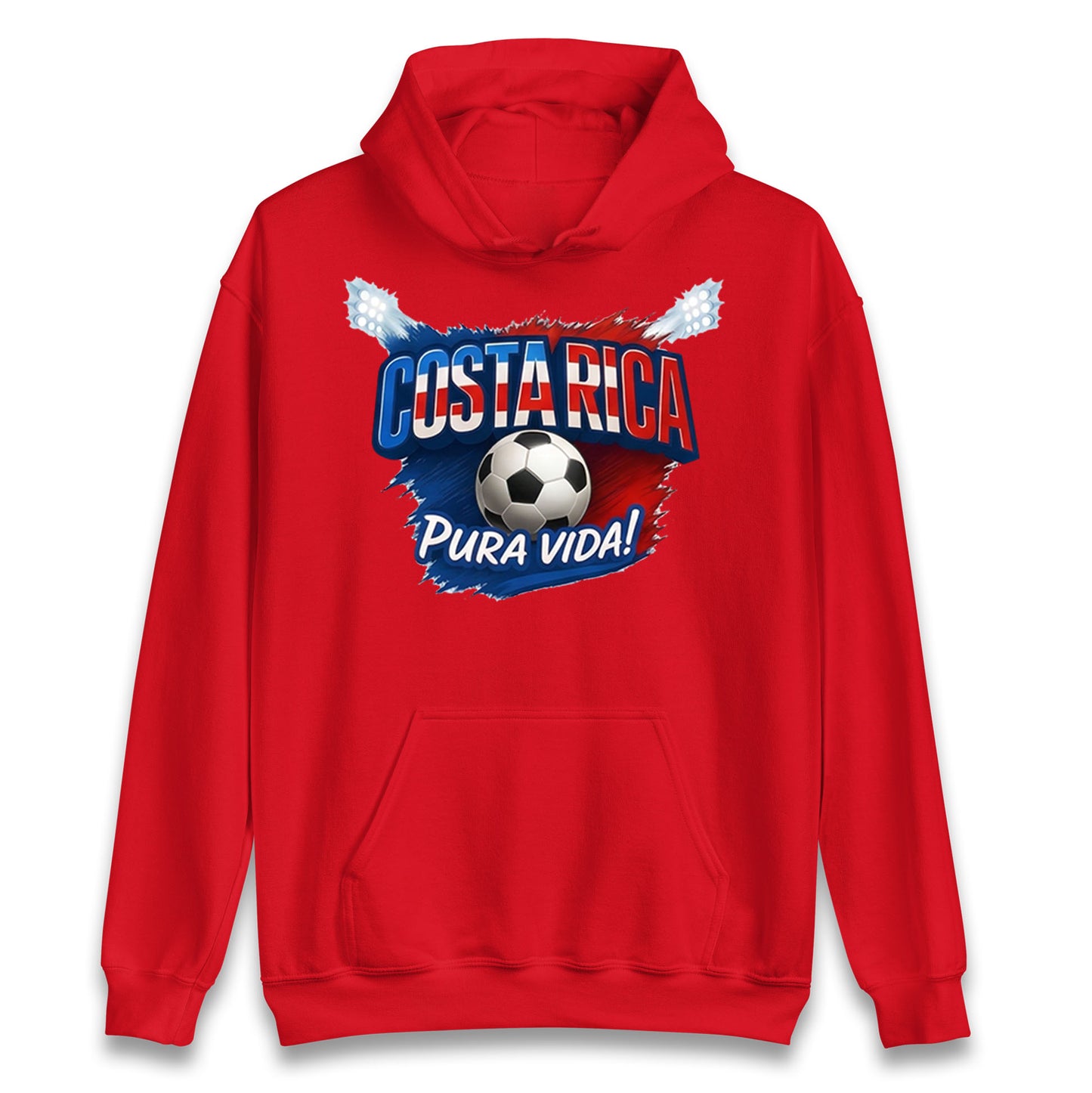 Costa Rica Retro World Cup Hoodie