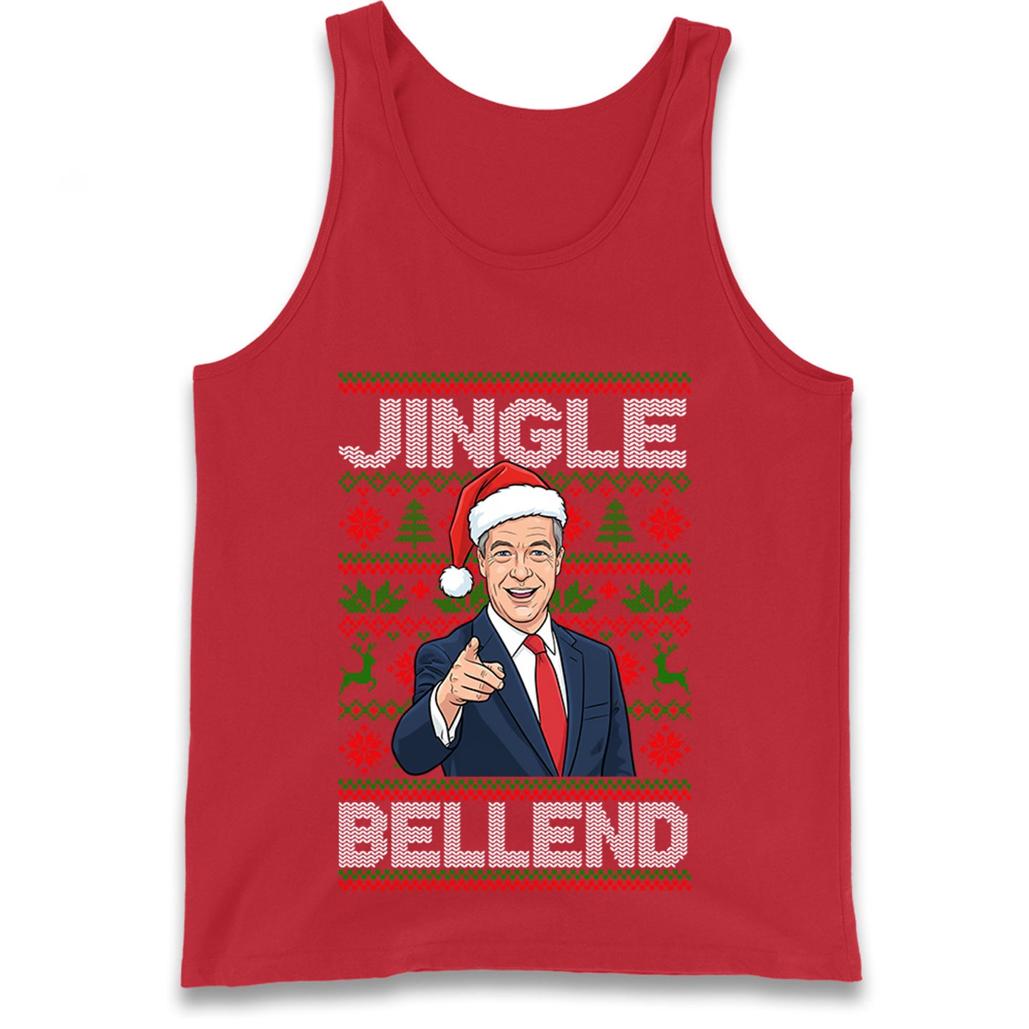 Nigel Farage Christmas Tank Top