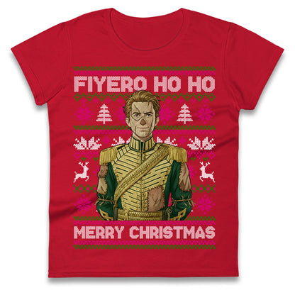 Prince Fiyero Wicked Christmas Ladies T Shirt