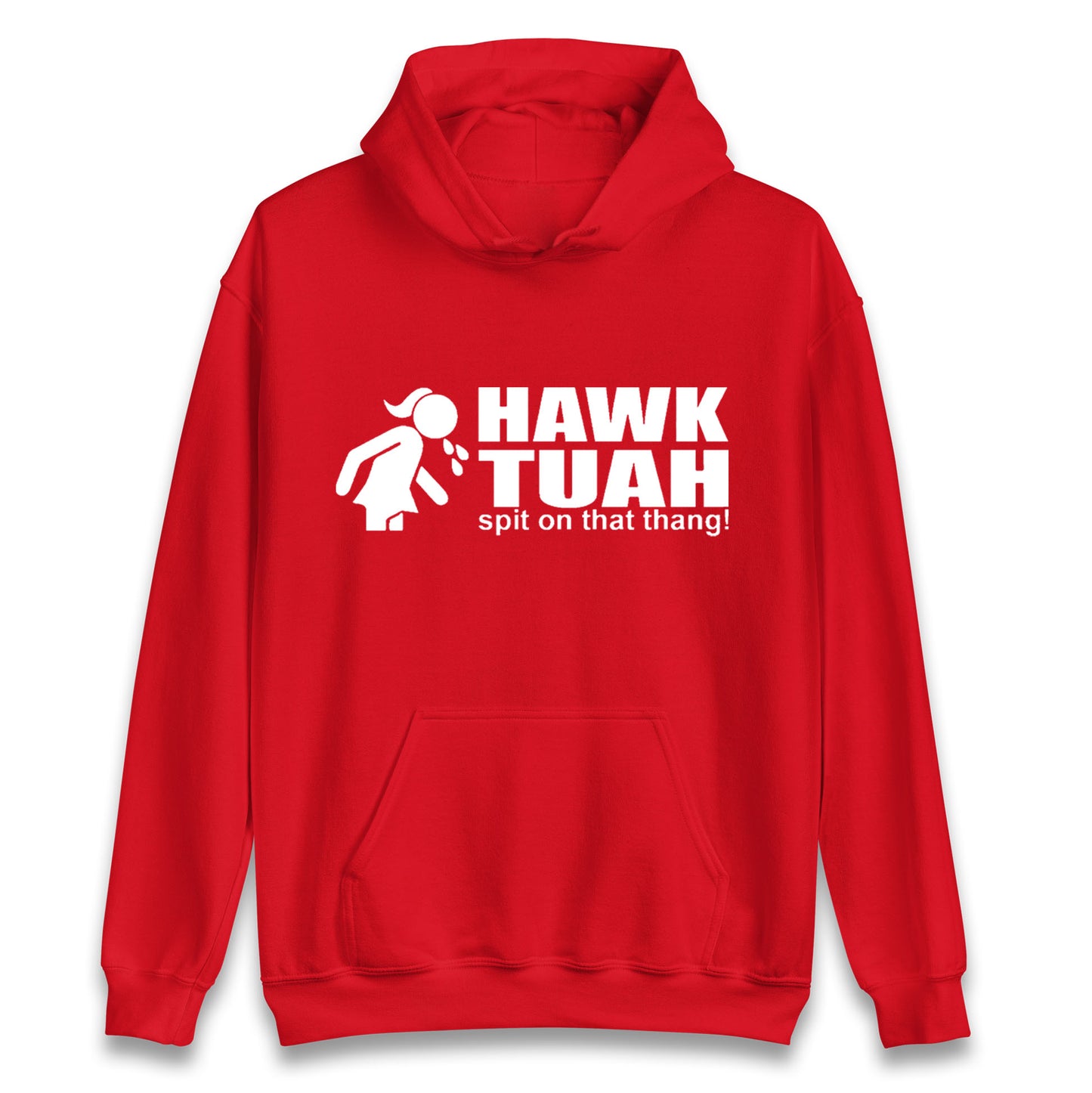 Hawk Tuah Spit on That Thang Girl Unisex Hoodie