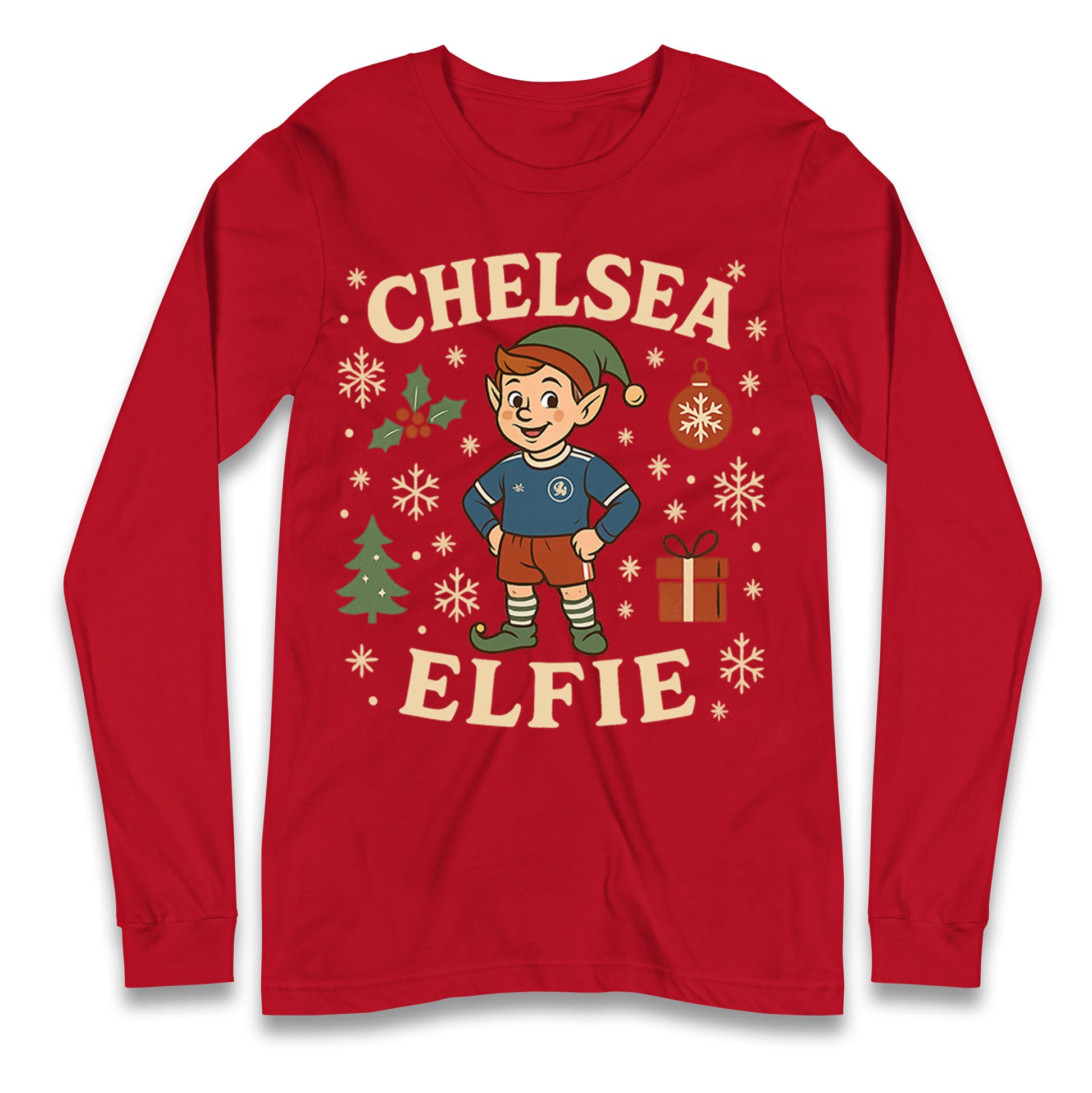 Chelsea FC Christmas Longsleeve T Shirt