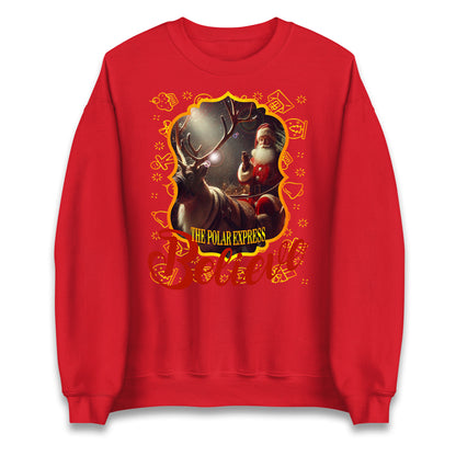 polar express christmas sweatshirt