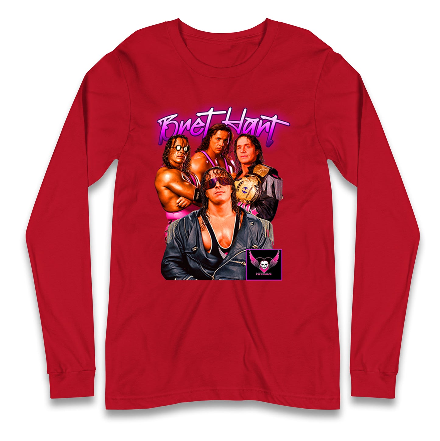 Bret Hart Bootleg Long Sleeve T Shirt