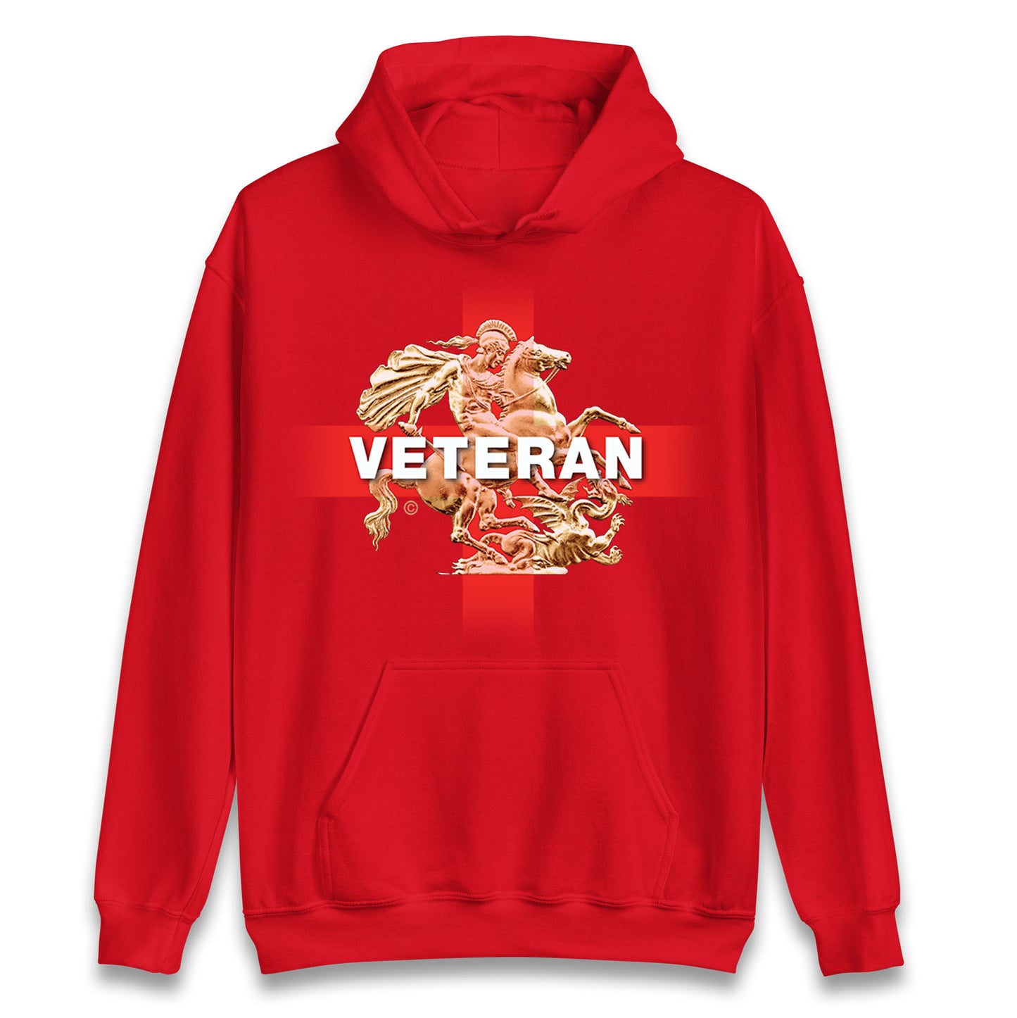 Veteran St George & The Dragon Unisex Hoodie