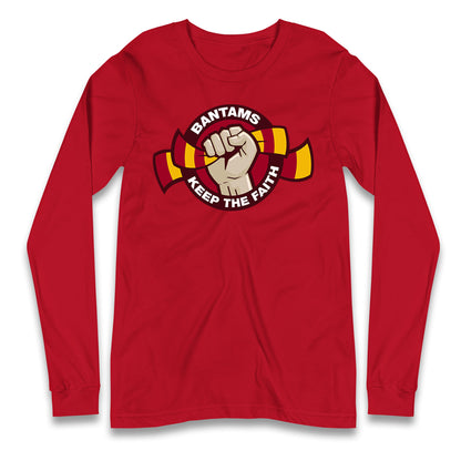 Bradford City Football Longsleeve T Shirt