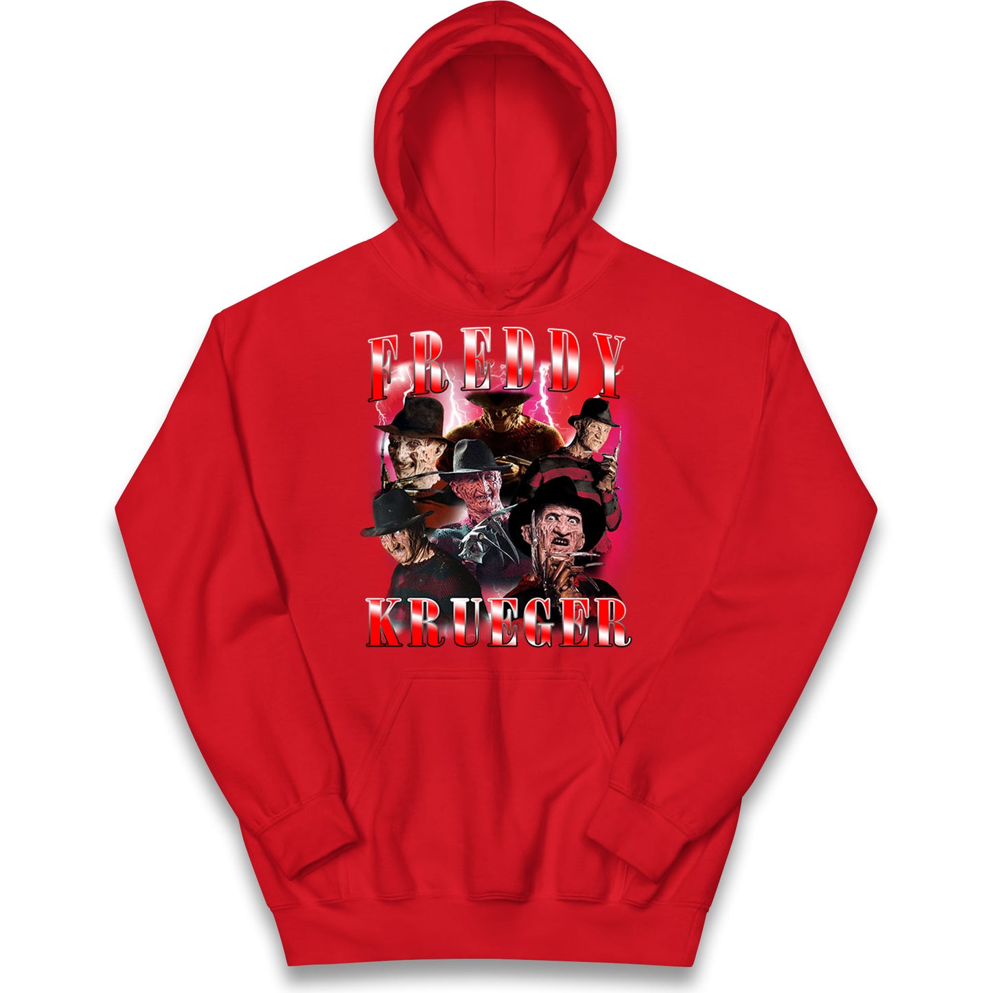 Freddy Krueger Scary Halloween Bootleg Kids Hoodie