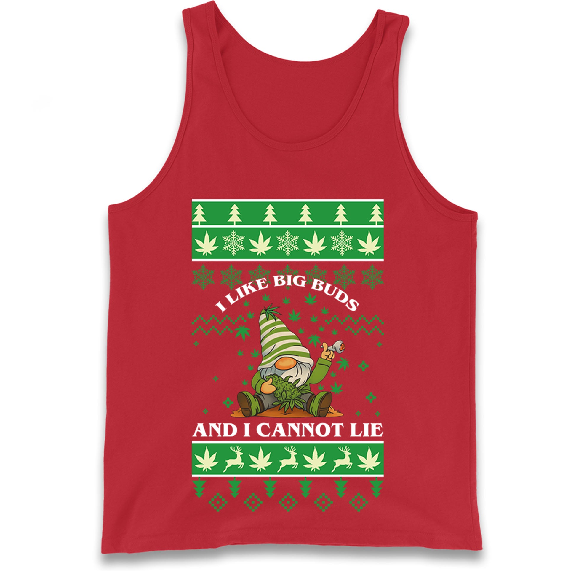 Cannabis Christmas Tank Top
