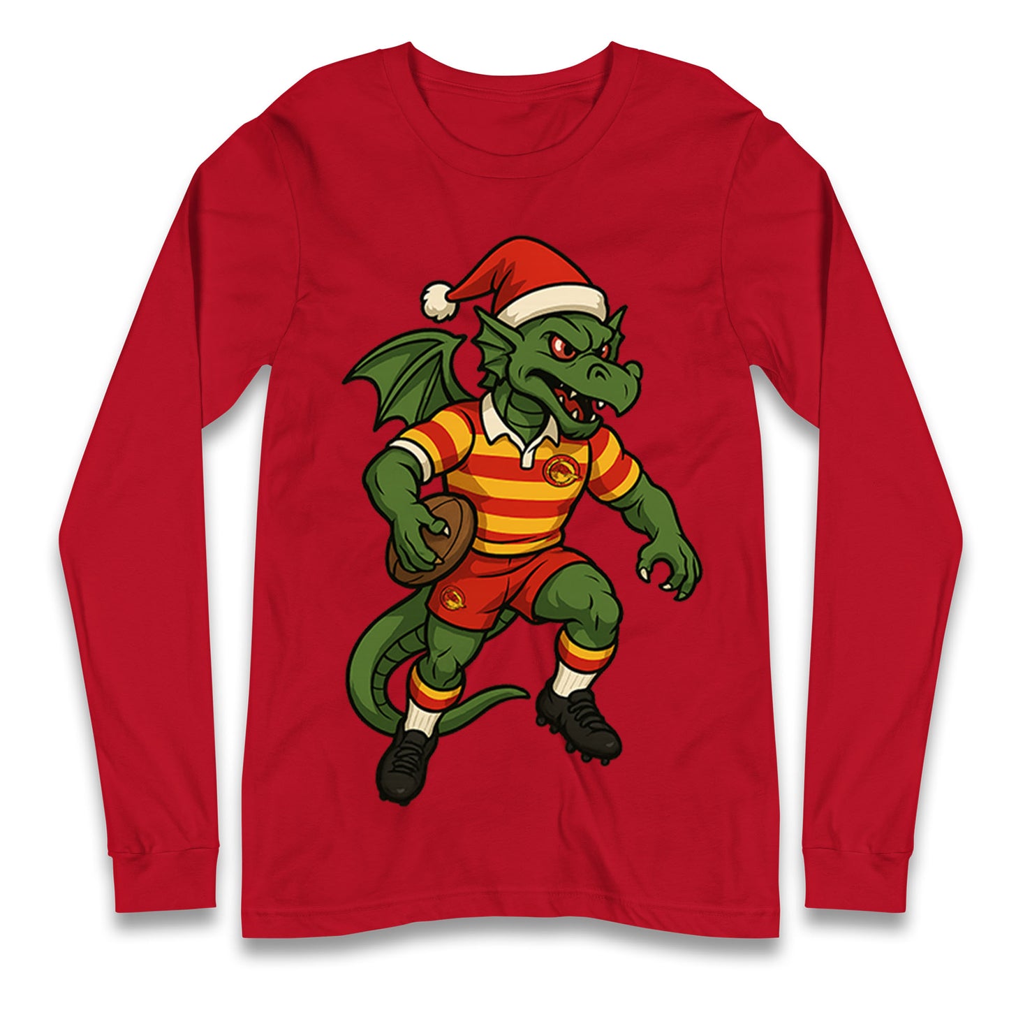 Catalans Dragons Christmas Longsleeve T Shirt
