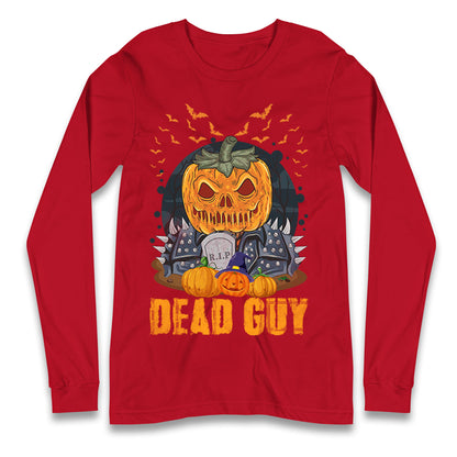 Scary Pumpkin Dead Guy Halloween T Shirt
