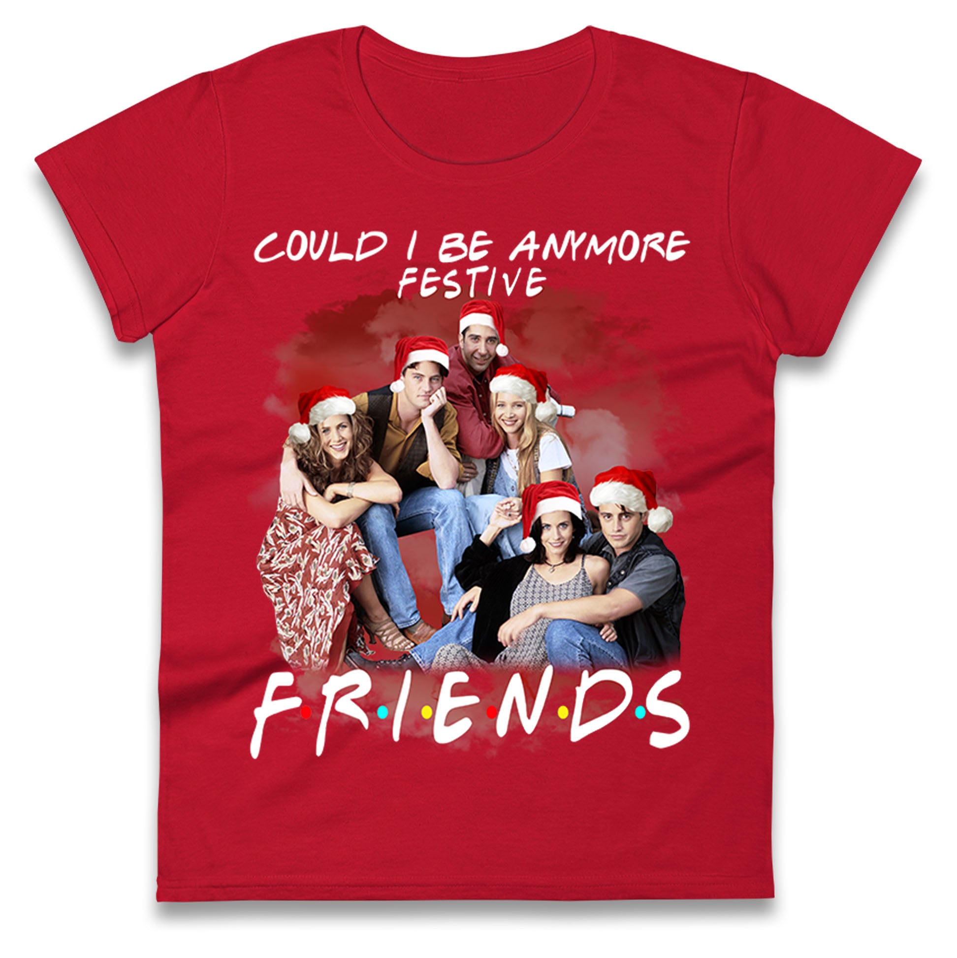 Friends Christmas Ladies T Shirt