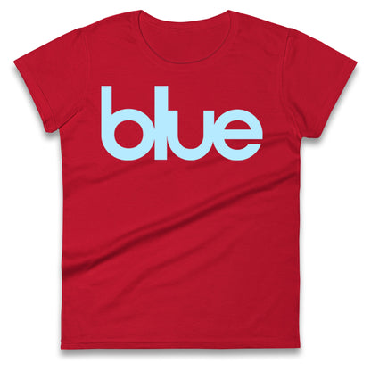 Blue Blur Robbie Williams Ladies T Shirt