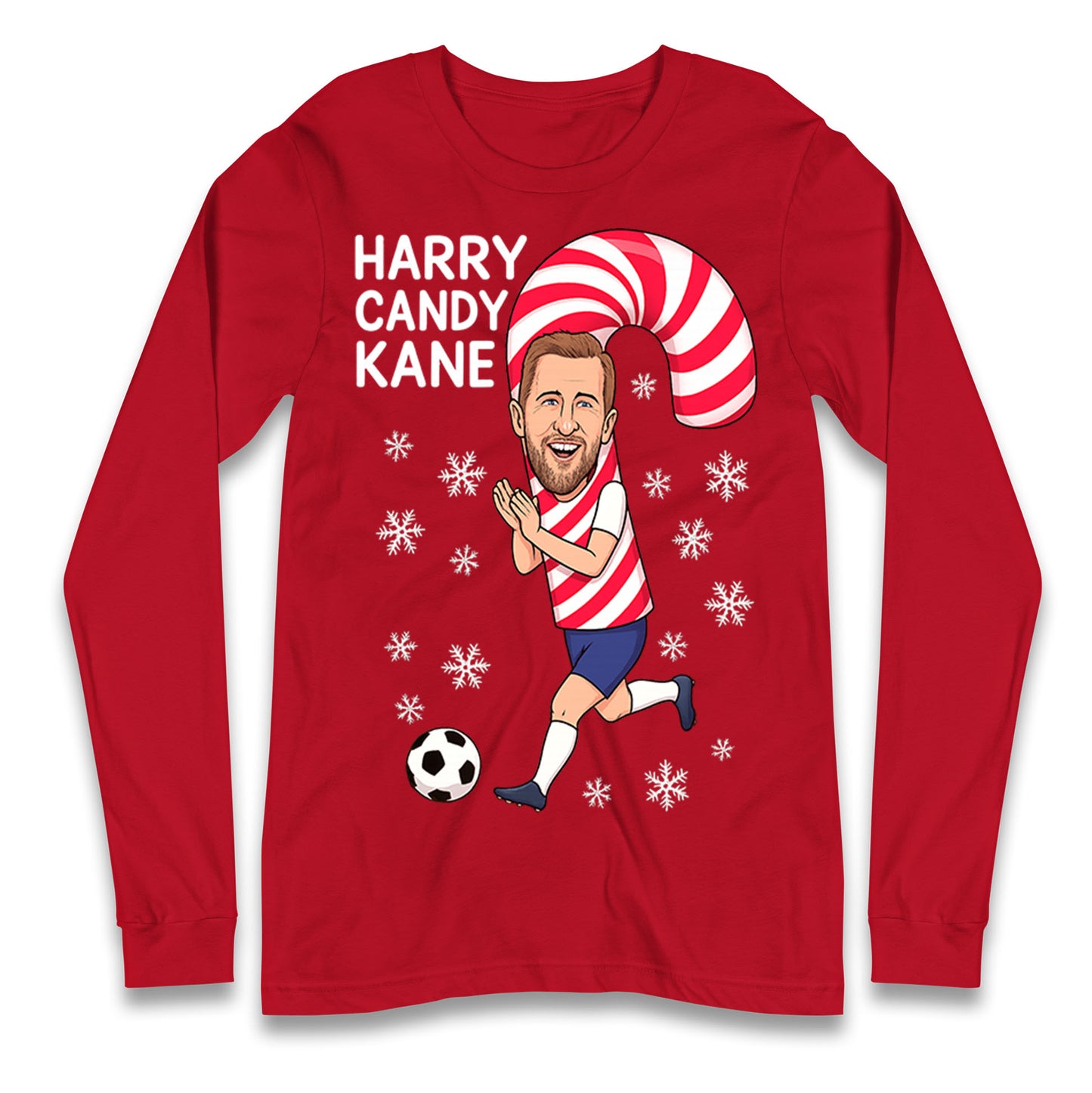 Harry Kane Christmas Longsleeve T Shirt