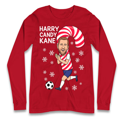 Harry Kane Christmas Longsleeve T Shirt