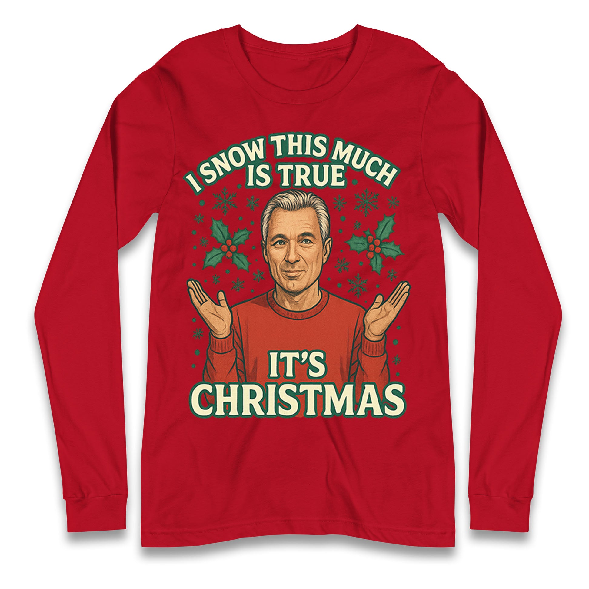 Martin Kemp Christmas Longsleeve T Shirt