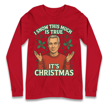 Martin Kemp Christmas Longsleeve T Shirt