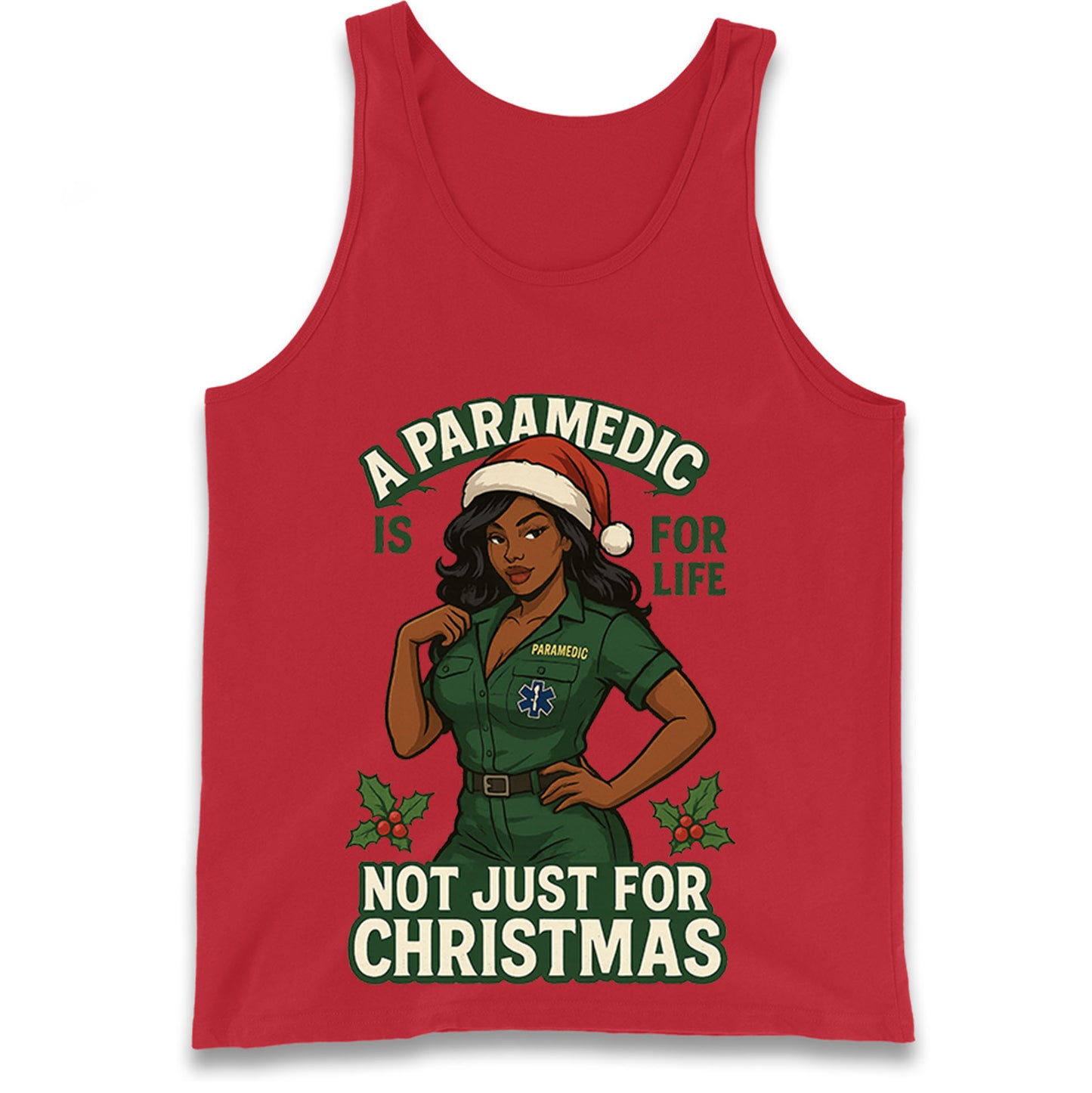 Paramedic Xmas Tank Top