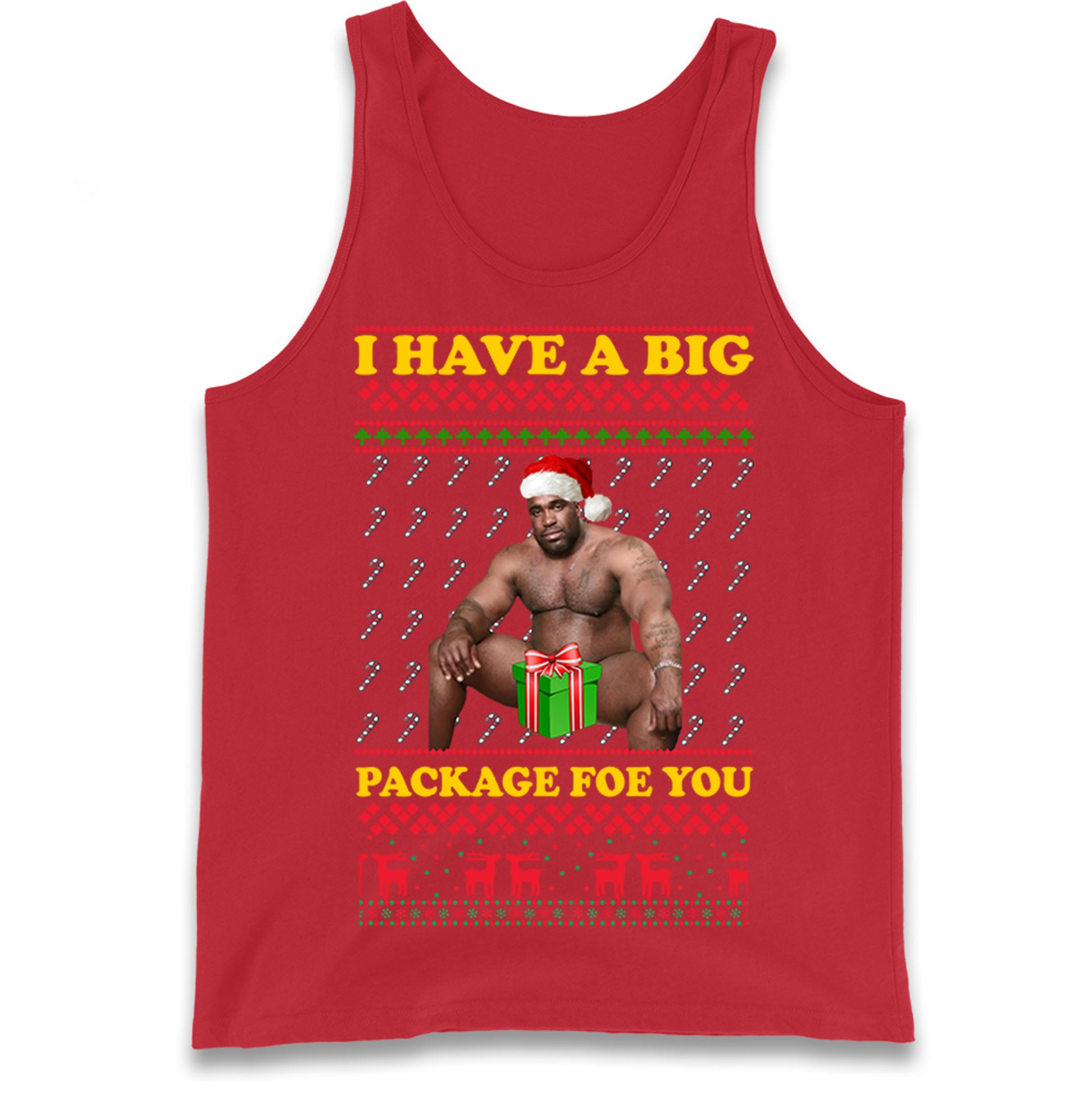 barry wood christmas tank top
