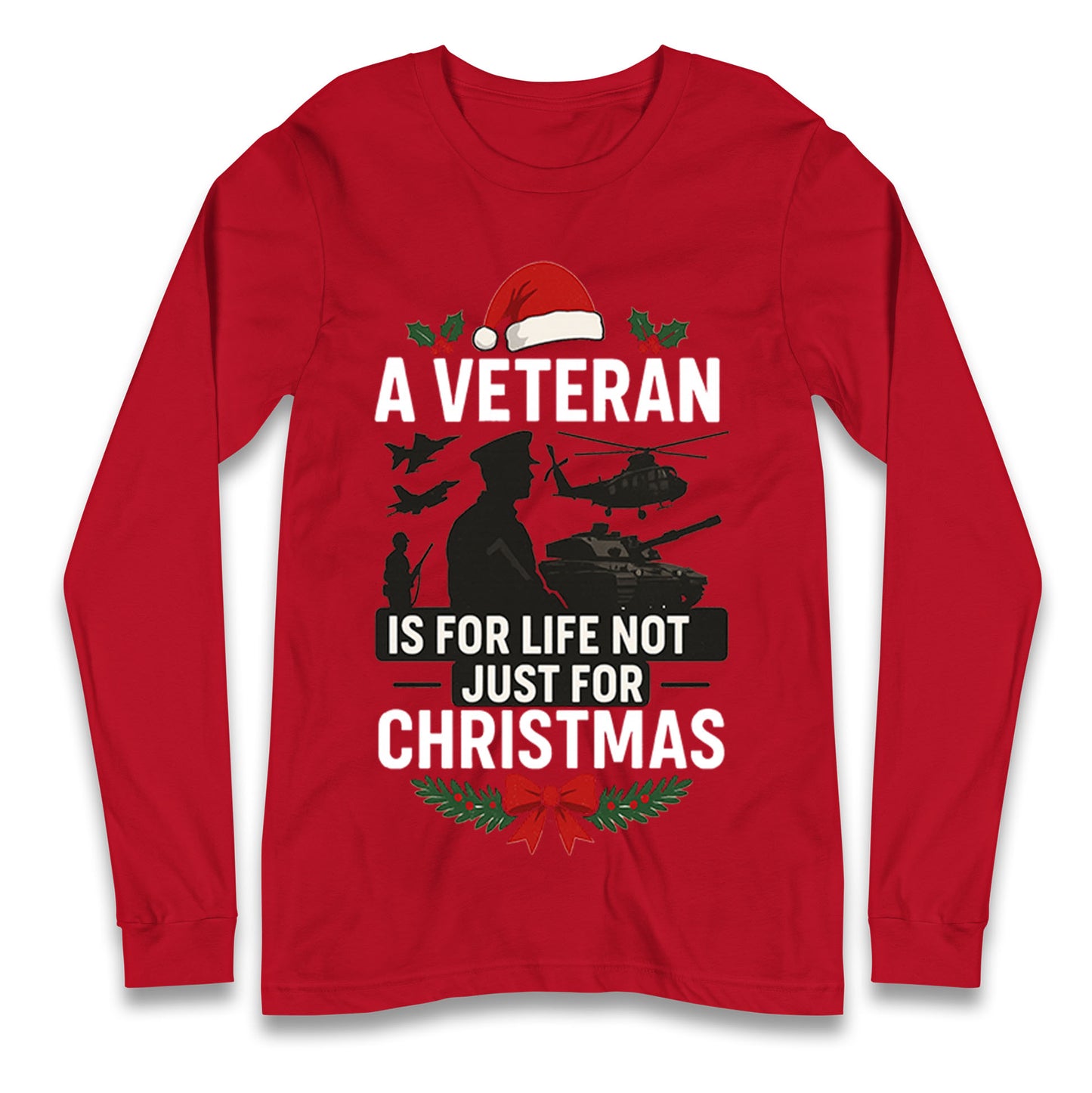 Veteran Christmas Longsleeve T Shirt 