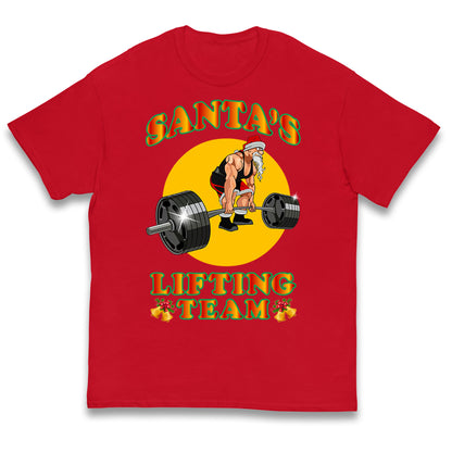 bodybuilding gym christmas t shirt