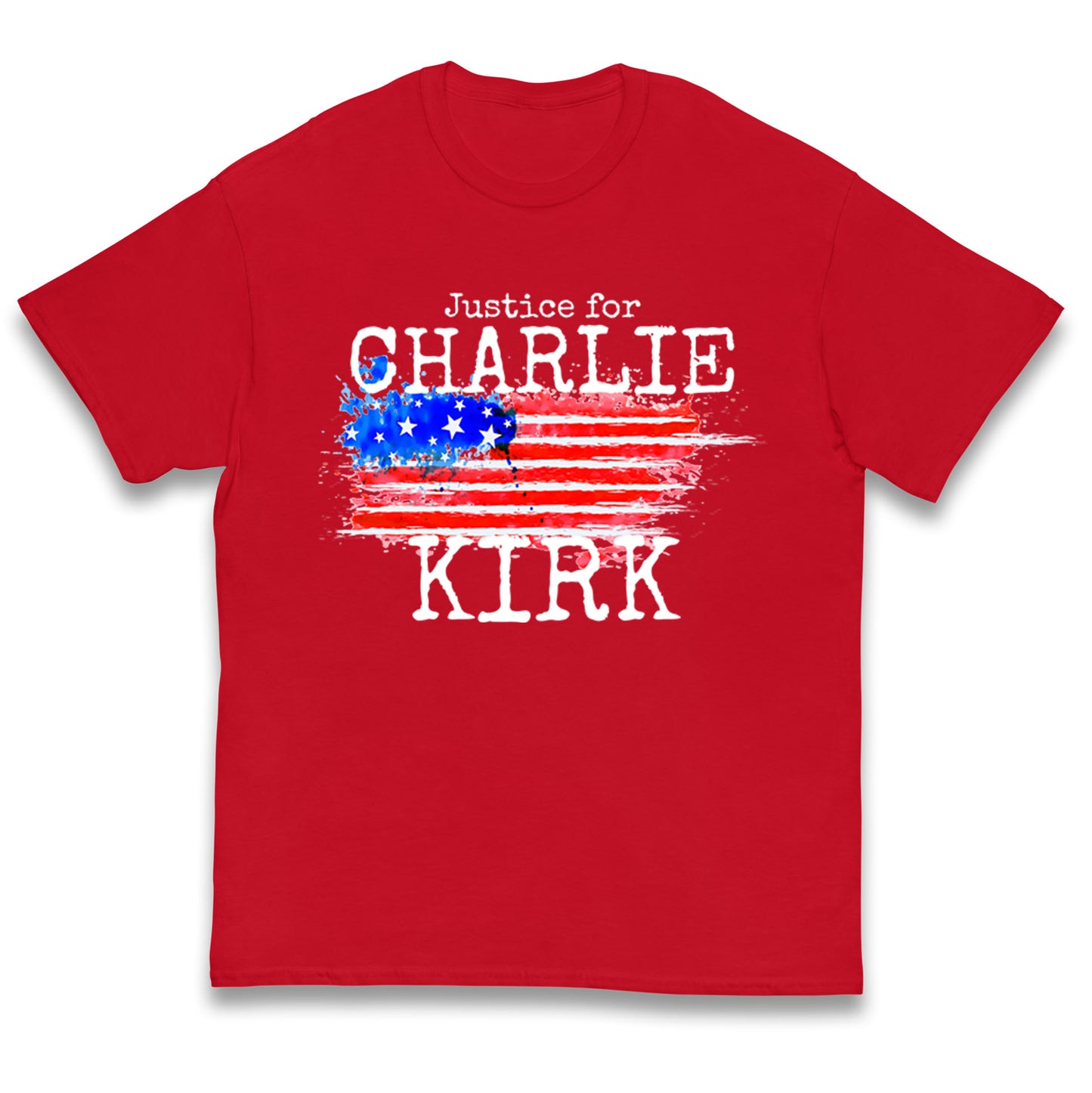 Justice For Charlie Kirk Kids T Shirt