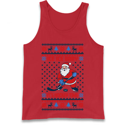 Hockey Christmas Tank Top
