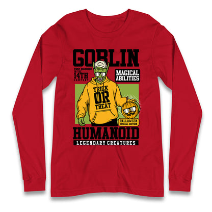 Goblin Trick Or Treat Long Sleeve Shirt