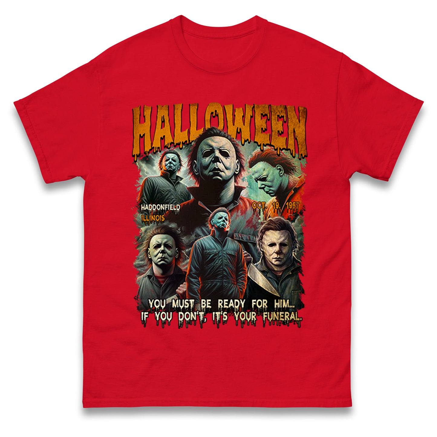 Michael Myers Scary Halloween Bootleg T Shirt