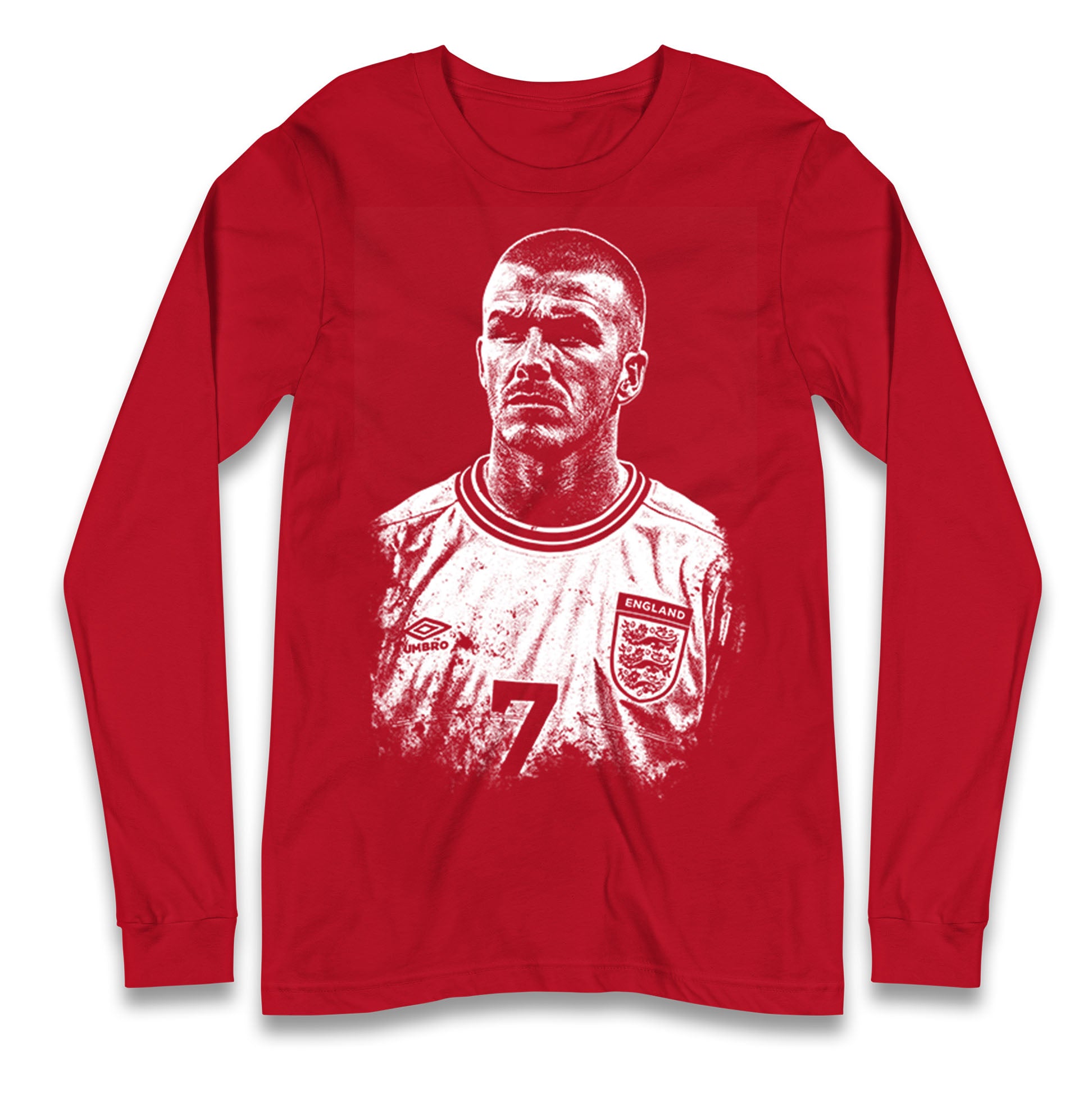 Bavid Beckham England Longsleeve T Shirt