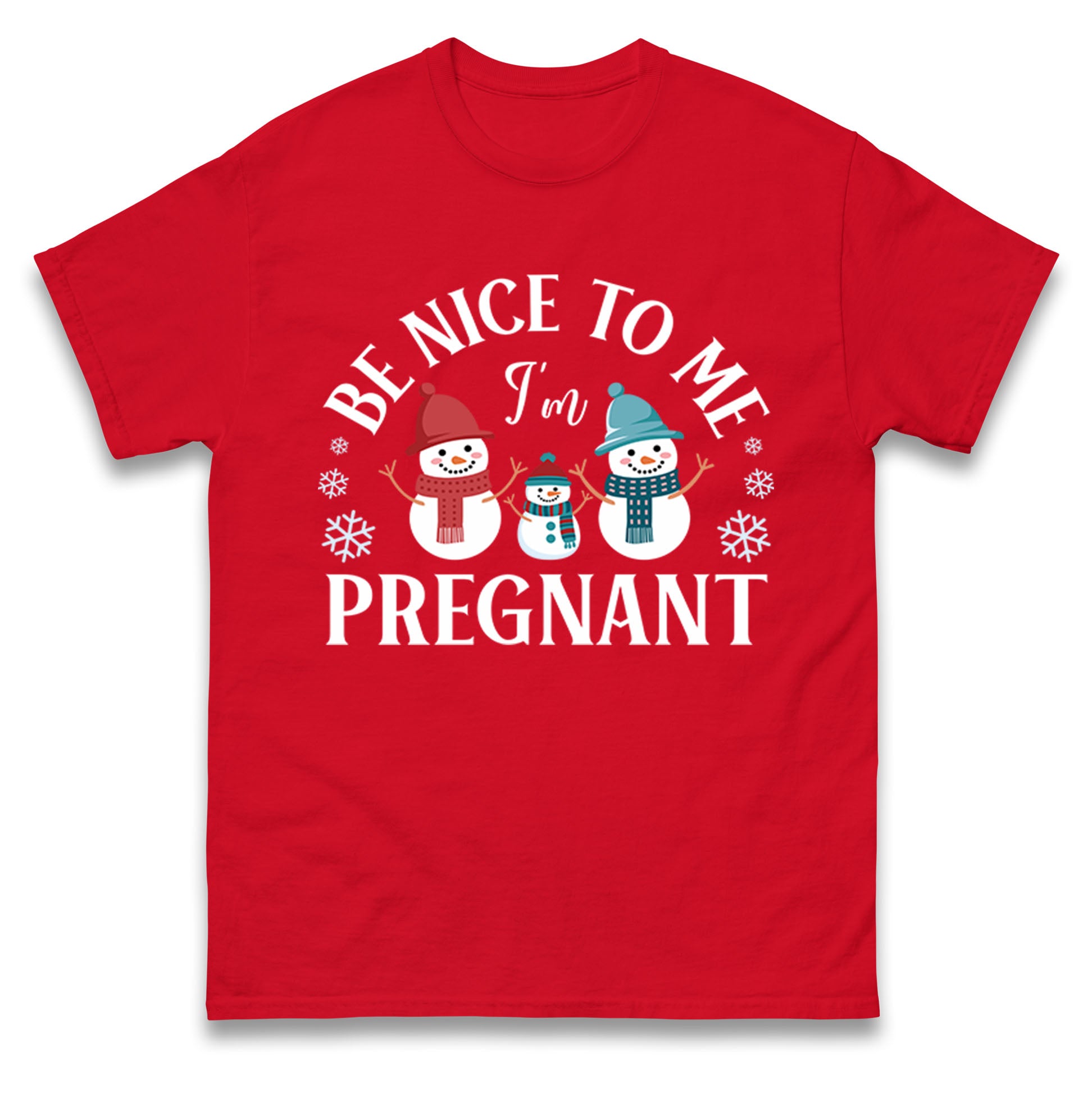 Pregnant At Christmas T Shirt