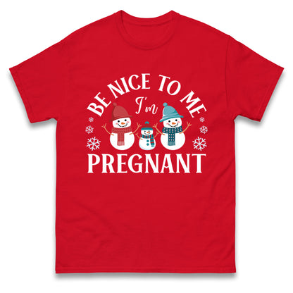 Pregnant At Christmas T Shirt