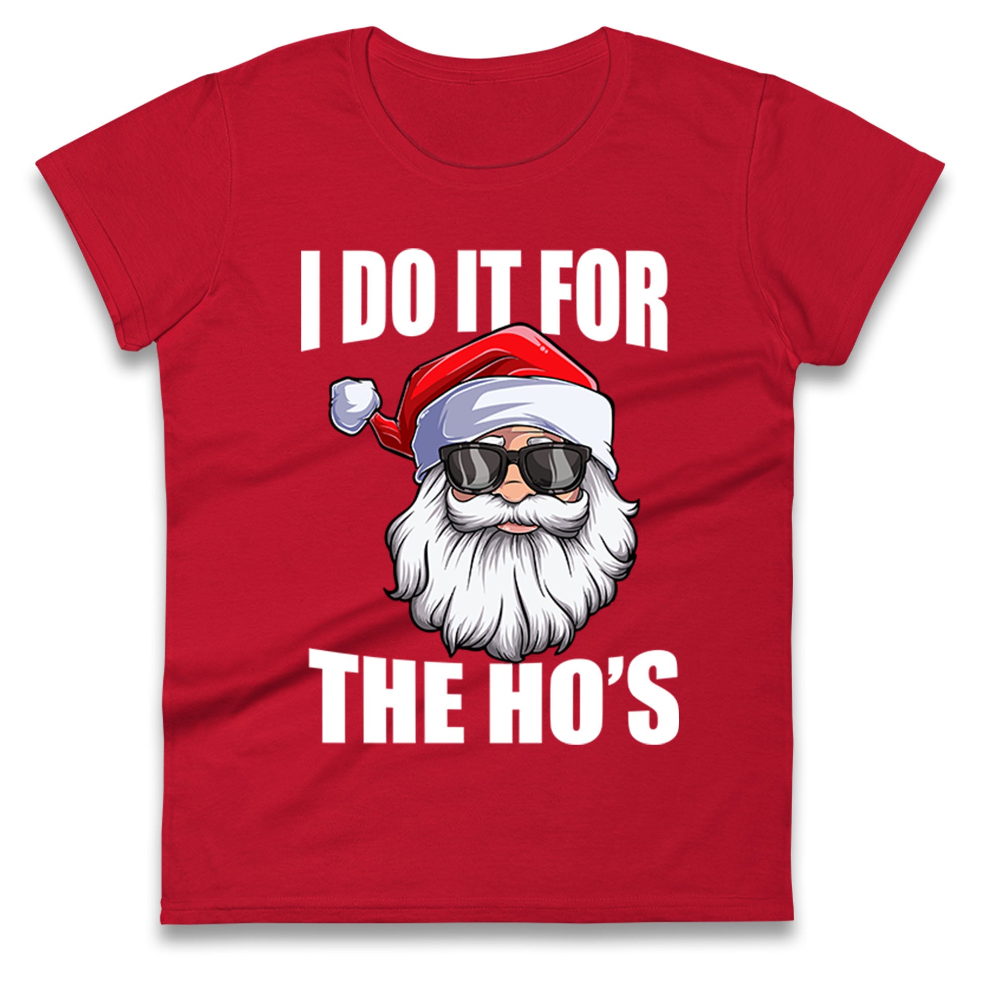 Ho Ho Ho Christmas Ladies T Shirt