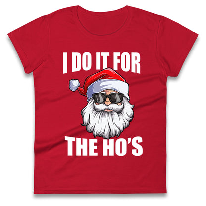 Ho Ho Ho Christmas Ladies T Shirt