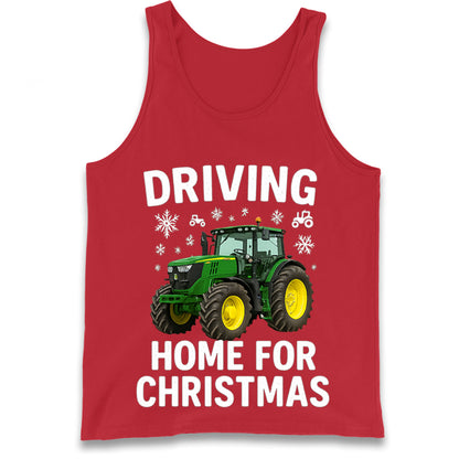 John Deere Tractor Christmas Tank Top 
