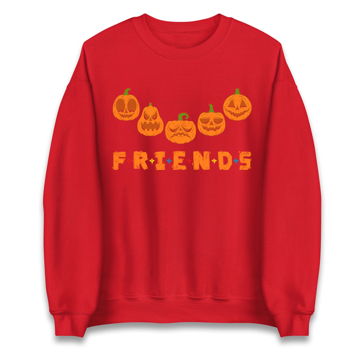 Scary Pumpkins Friends Halloween Sweatshirt
