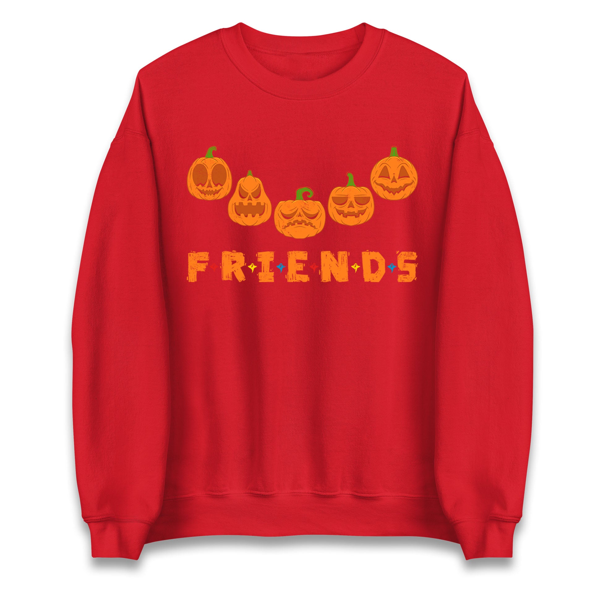 Scary Pumpkins Friends Halloween Sweatshirt
