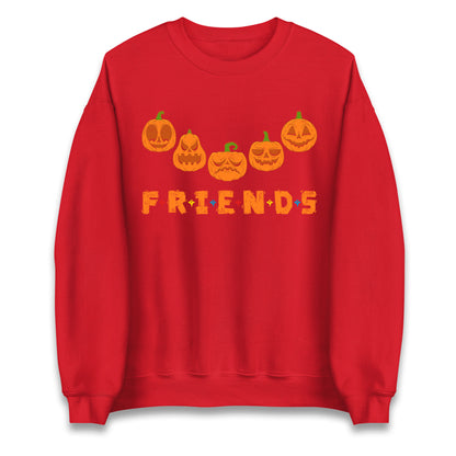 Scary Pumpkins Friends Halloween Sweatshirt
